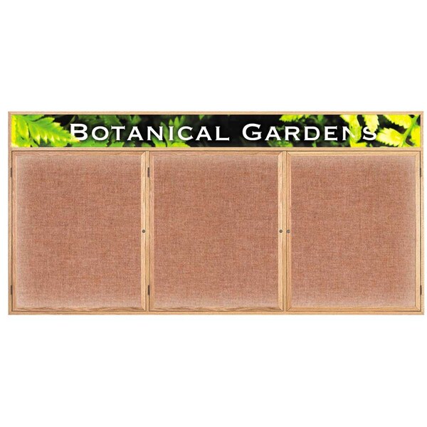 United Visual Products Open Faced Traditional Corkboard, 48x36" UV642A-BLACK-DBURGU - main